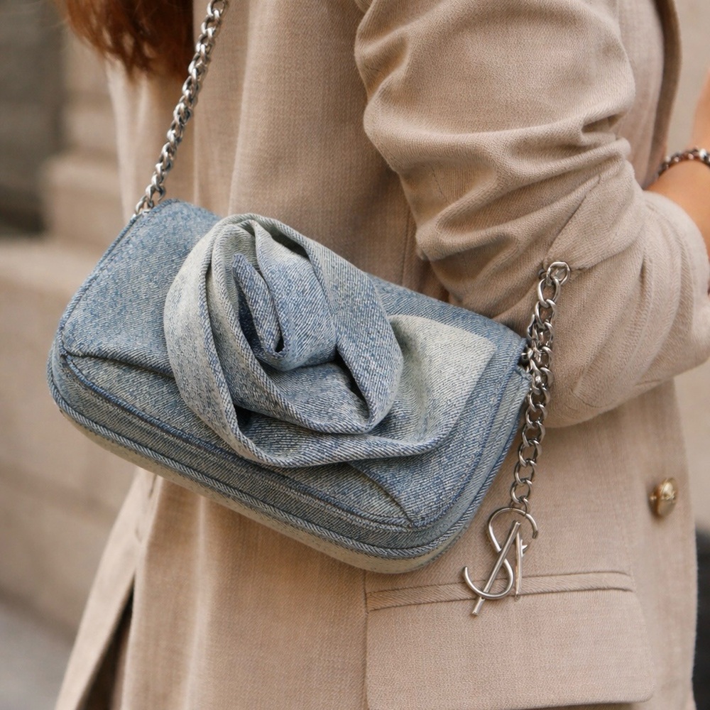 Steve Madden Washed Denim BORLA Bag